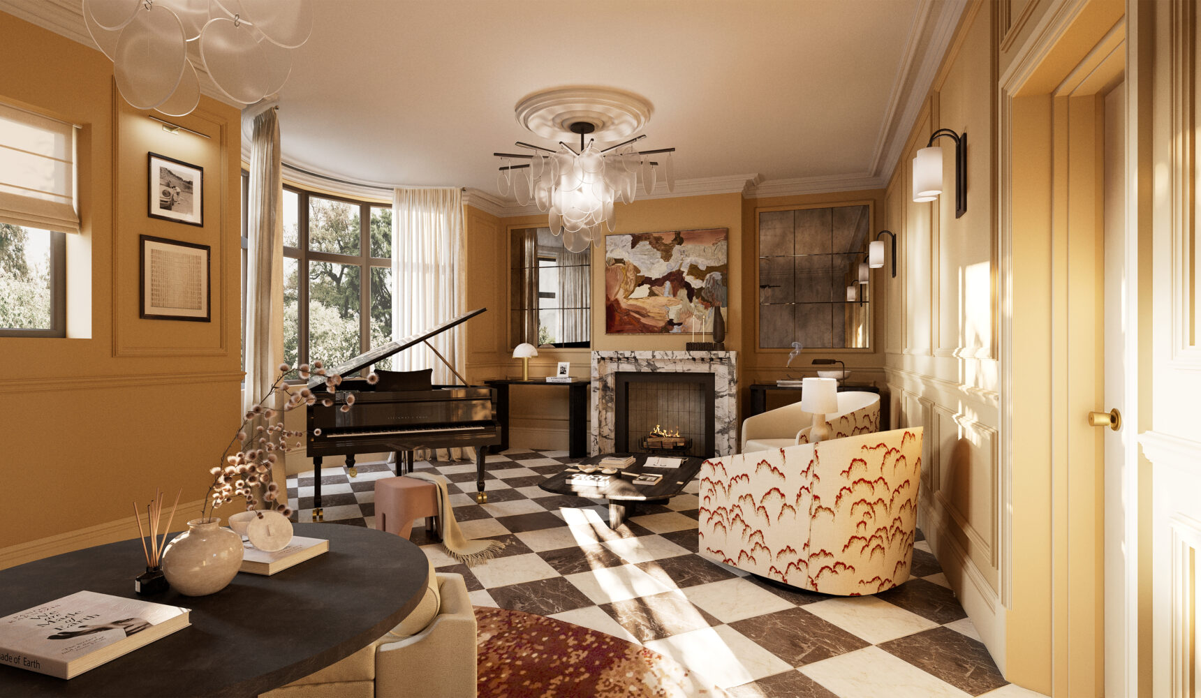 Our Luxury Interior Design Portfolio - Cream&Black